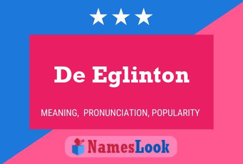 Pôster do nome De Eglinton