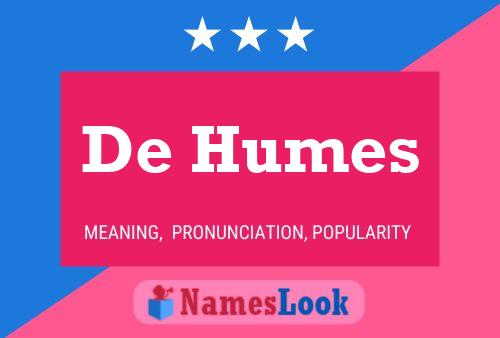 Pôster do nome De Humes