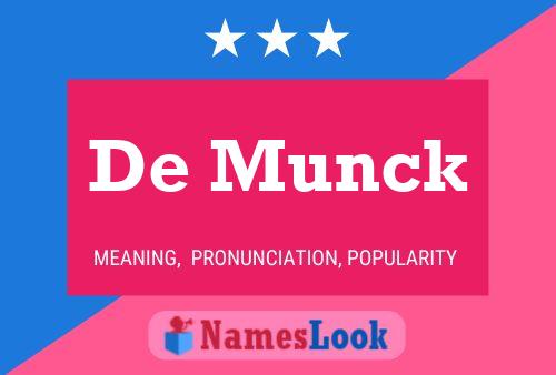 Pôster do nome De Munck