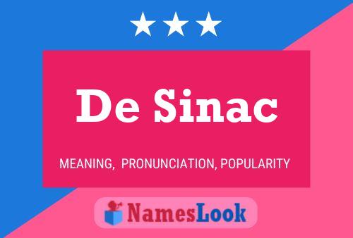 Pôster do nome De Sinac