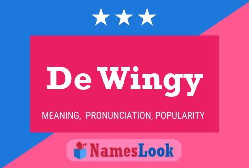 Pôster do nome De Wingy