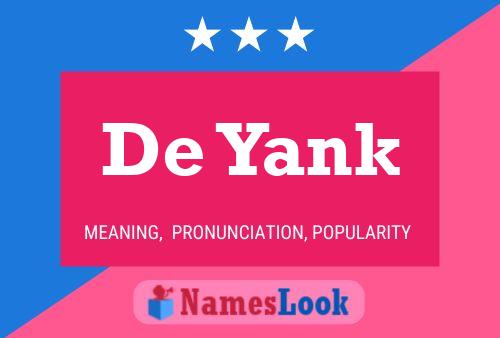 Pôster do nome De Yank