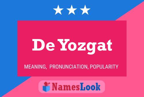 Pôster do nome De Yozgat