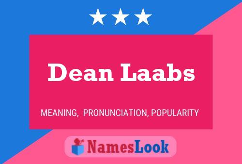 Pôster do nome Dean Laabs