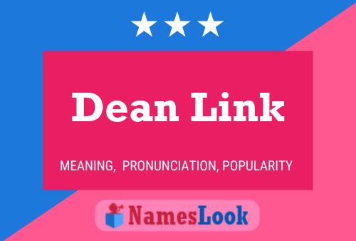 Pôster do nome Dean Link