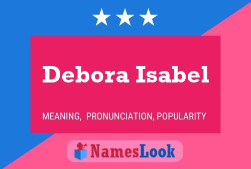 Pôster do nome Debora Isabel