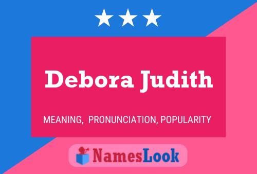 Pôster do nome Debora Judith