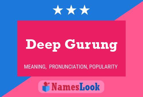 Pôster do nome Deep Gurung