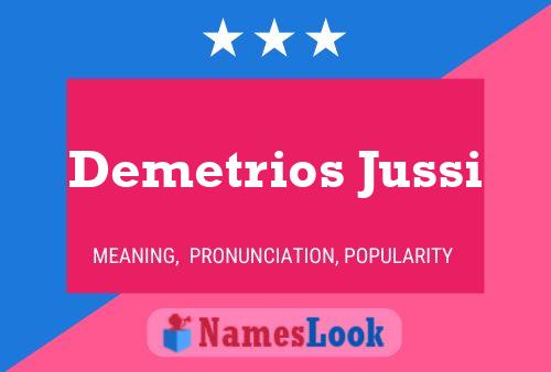 Pôster do nome Demetrios Jussi