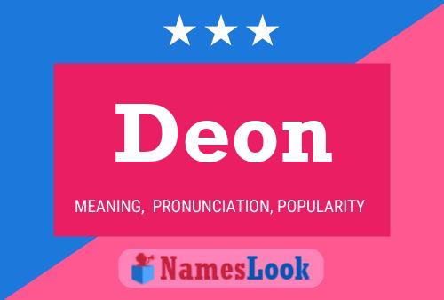 Pôster do nome Deon