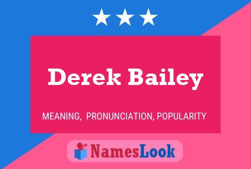 Pôster do nome Derek Bailey