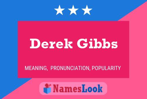 Pôster do nome Derek Gibbs