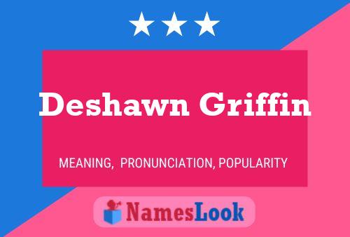 Pôster do nome Deshawn Griffin