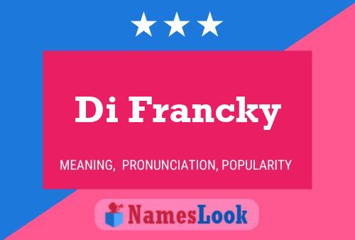 Pôster do nome Di Francky