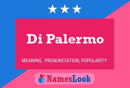 Pôster do nome Di Palermo