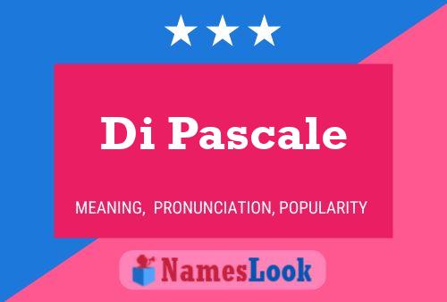 Pôster do nome Di Pascale