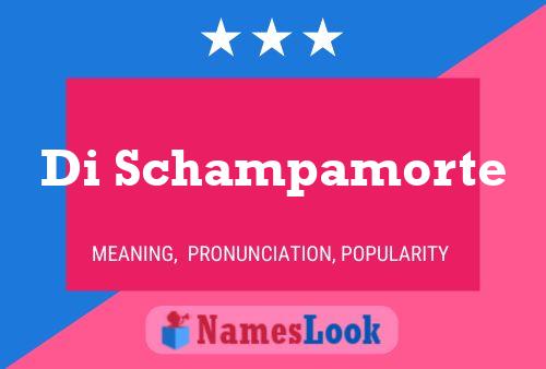 Pôster do nome Di Schampamorte