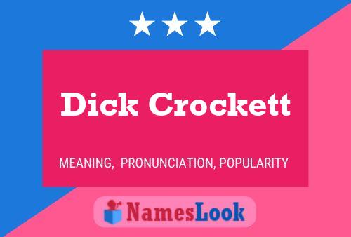 Pôster do nome Dick Crockett