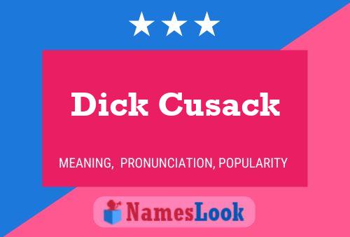 Pôster do nome Dick Cusack