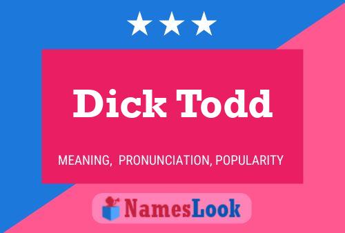 Pôster do nome Dick Todd