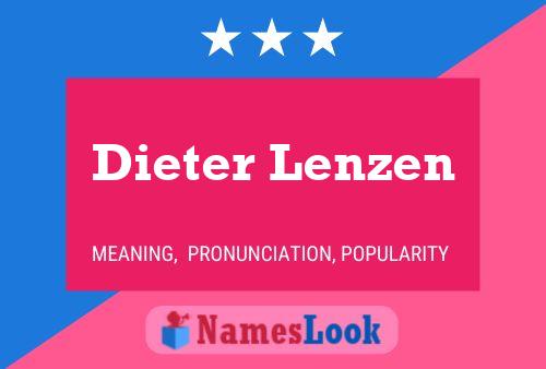 Pôster do nome Dieter Lenzen