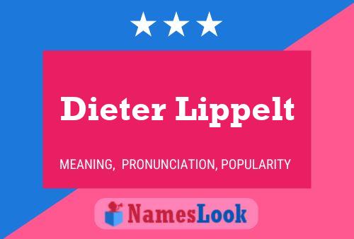 Pôster do nome Dieter Lippelt