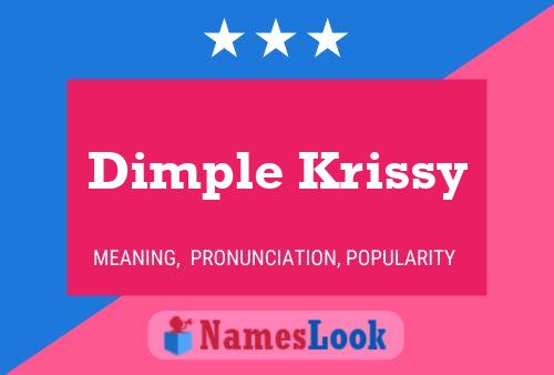 Pôster do nome Dimple Krissy