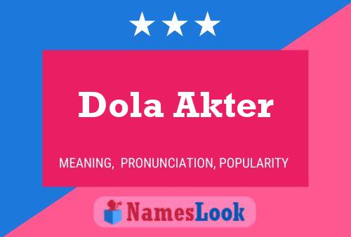 Pôster do nome Dola Akter