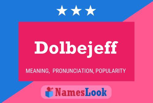 Pôster do nome Dolbejeff