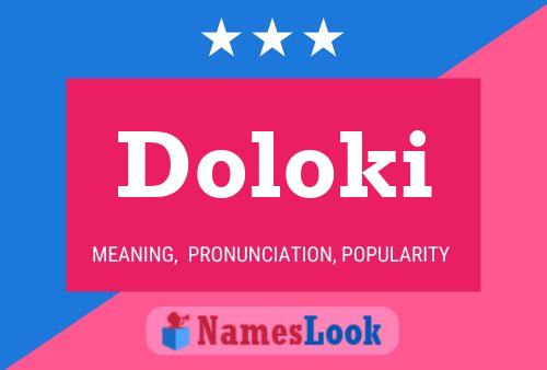 Pôster do nome Doloki