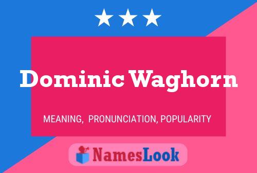 Pôster do nome Dominic Waghorn