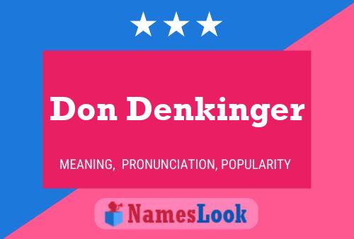 Pôster do nome Don Denkinger