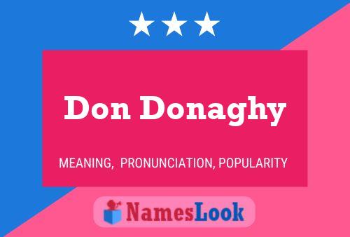 Pôster do nome Don Donaghy