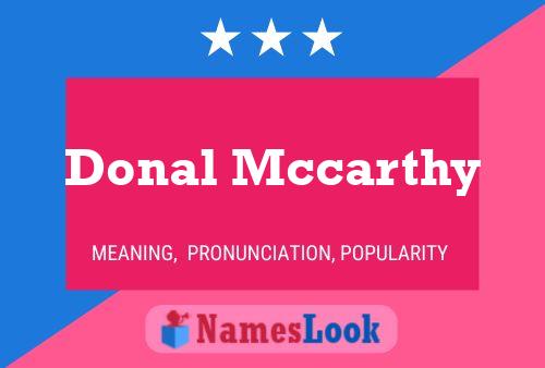 Pôster do nome Donal Mccarthy