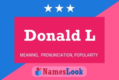 Pôster do nome Donald L