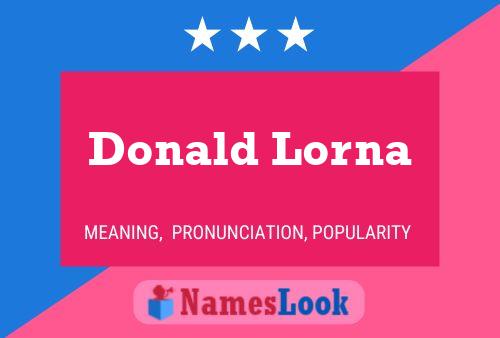 Pôster do nome Donald Lorna