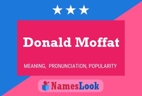 Pôster do nome Donald Moffat