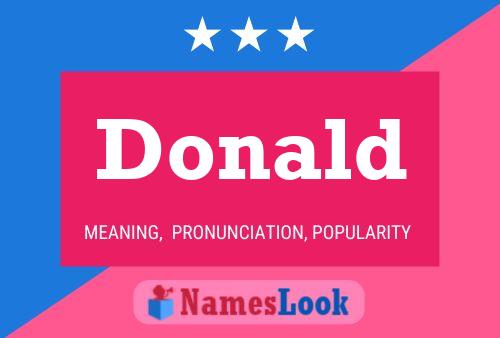 Pôster do nome Donald