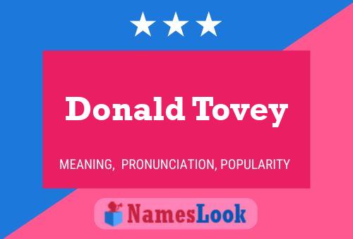 Pôster do nome Donald Tovey