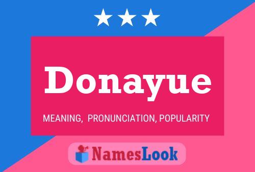 Pôster do nome Donayue