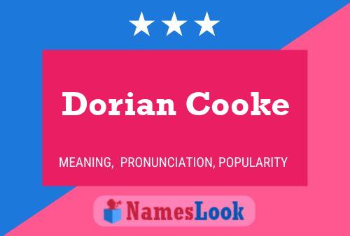 Pôster do nome Dorian Cooke