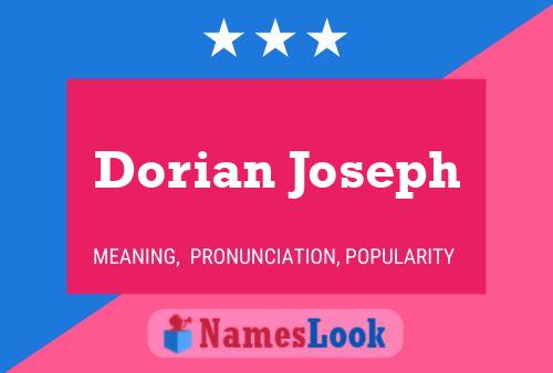 Pôster do nome Dorian Joseph