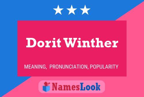 Pôster do nome Dorit Winther