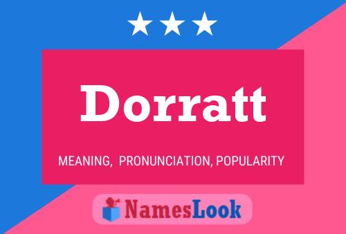 Pôster do nome Dorratt