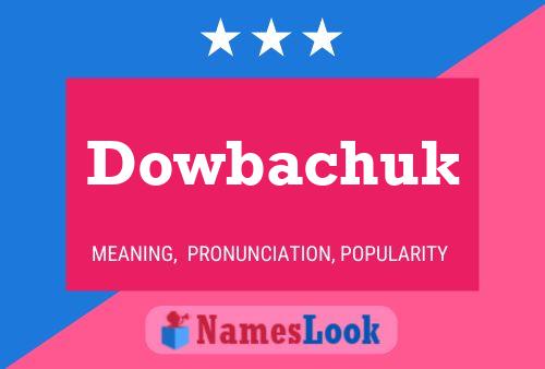 Pôster do nome Dowbachuk