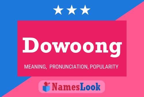 Pôster do nome Dowoong