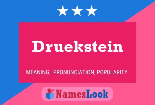 Pôster do nome Druekstein