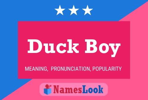 Pôster do nome Duck Boy