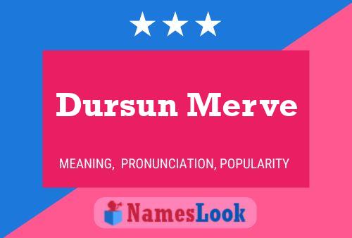 Pôster do nome Dursun Merve