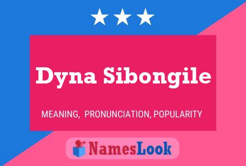 Pôster do nome Dyna Sibongile